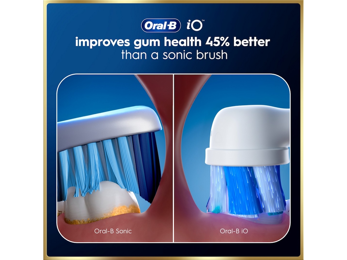 Oral-B iO9 elektrisk tannbørste (hvit) Tilbehør til tannpleie