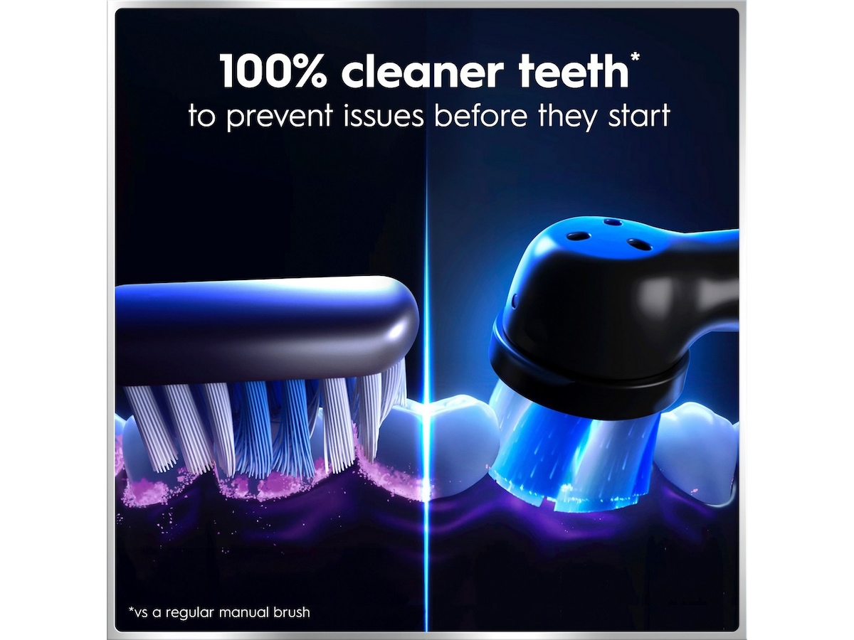 Oral-B iO6 elektrisk tannbørste (svart) Tilbehør til tannpleie