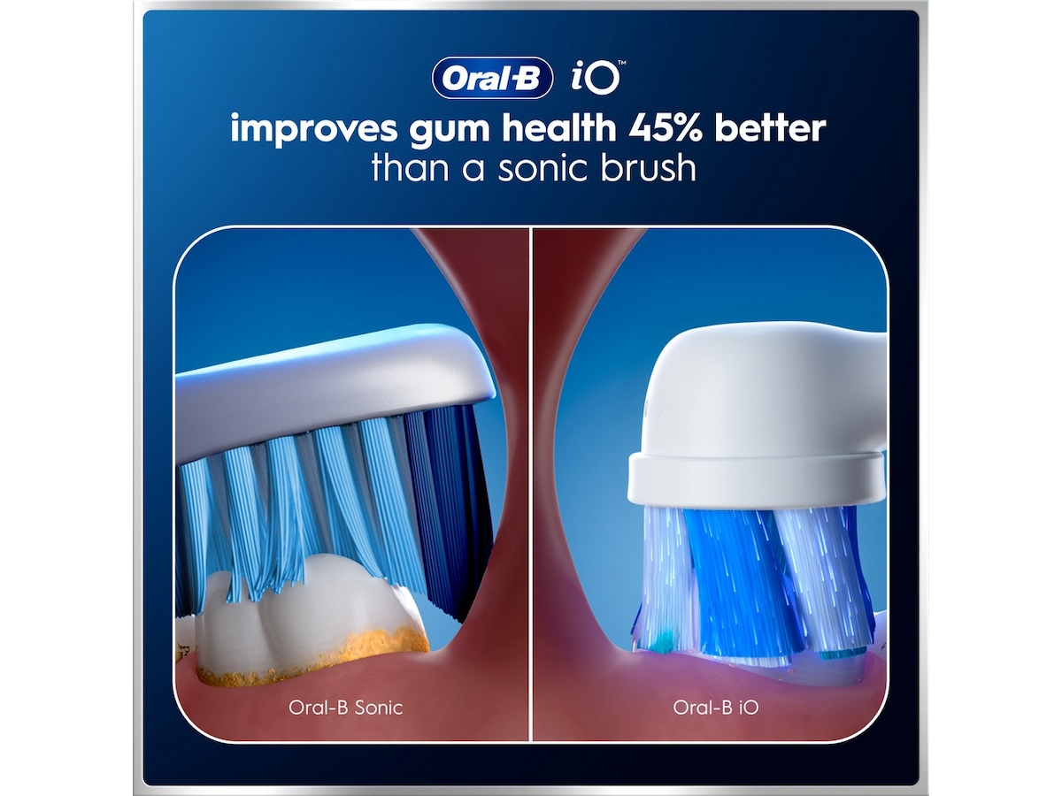 Oral-B iO6 elektrisk tannbørste (hvit) Tilbehør til tannpleie