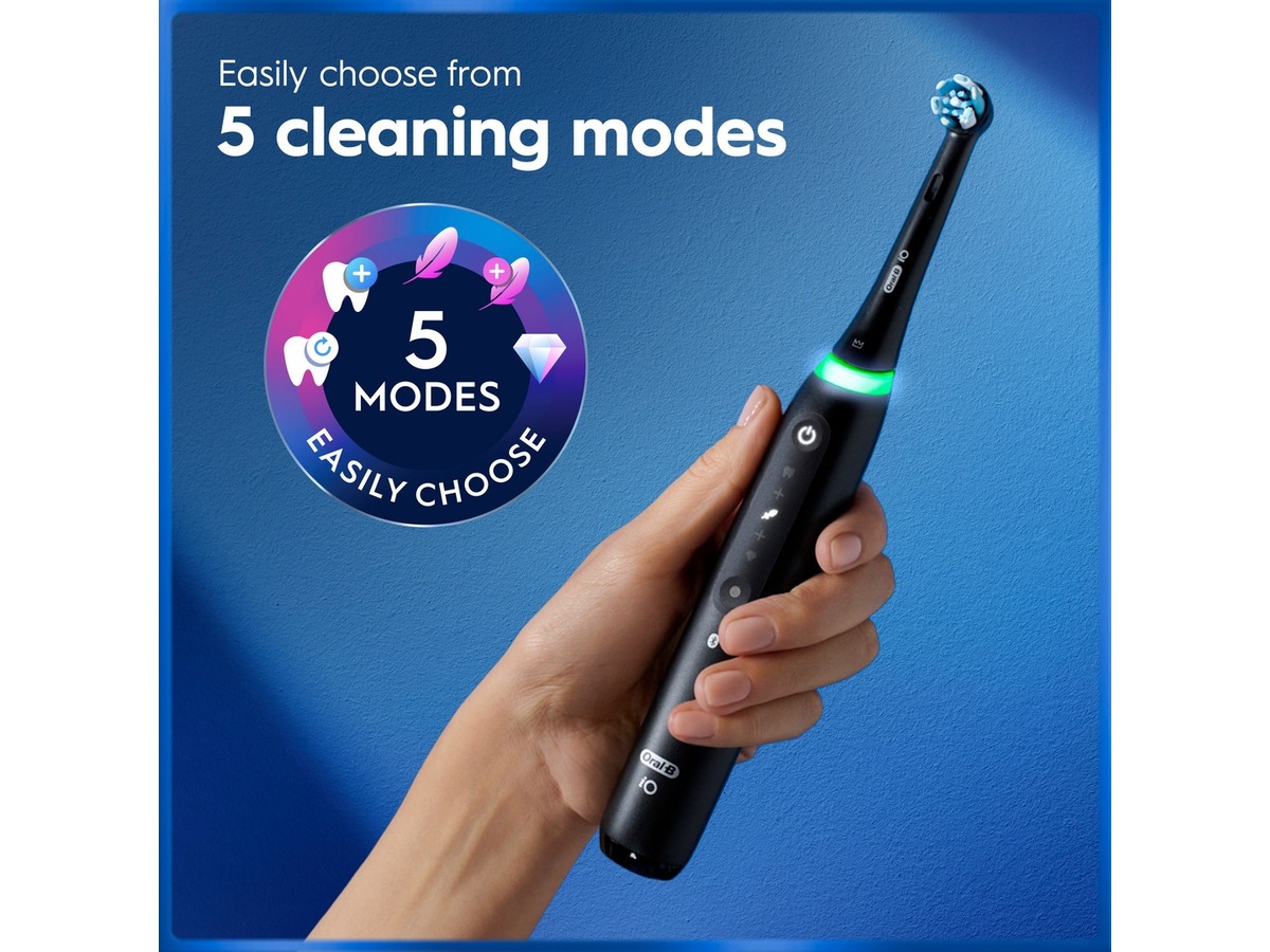 Oral-B iO5 elektrisk tannbørste (rosa) Tilbehør til tannpleie