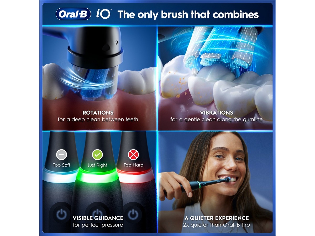 Oral-B iO5 elektrisk tannbørste (rosa) Tilbehør til tannpleie