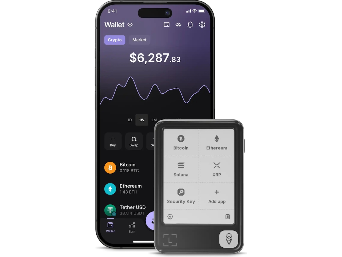 Ledger Nano™ Gen5 inkludert Ledger Recovery Key Krypto