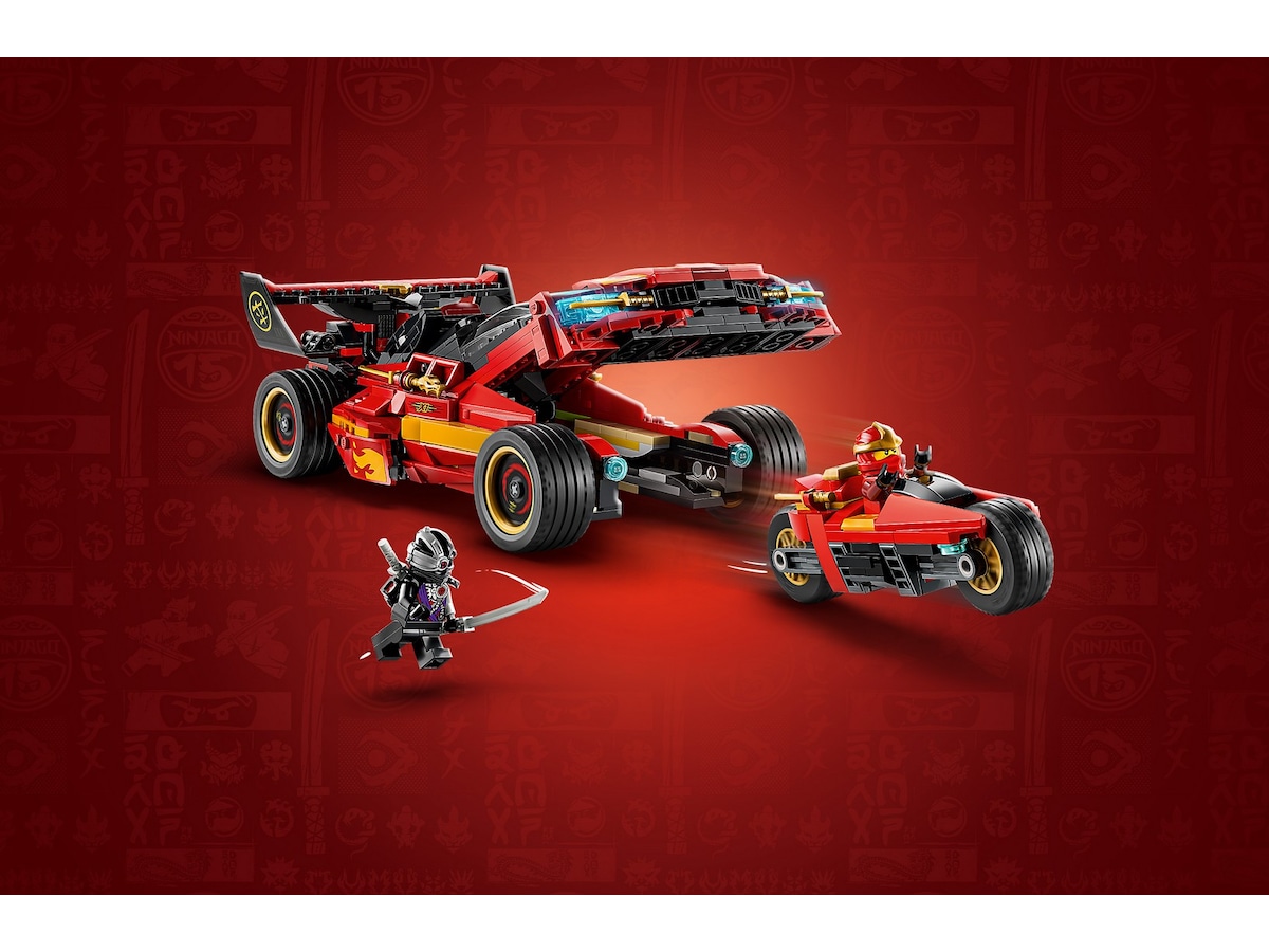 LEGO Ninjago 15-årsjubileumsutgaven av Kais X-1 ninjabil 71867 LEGO
