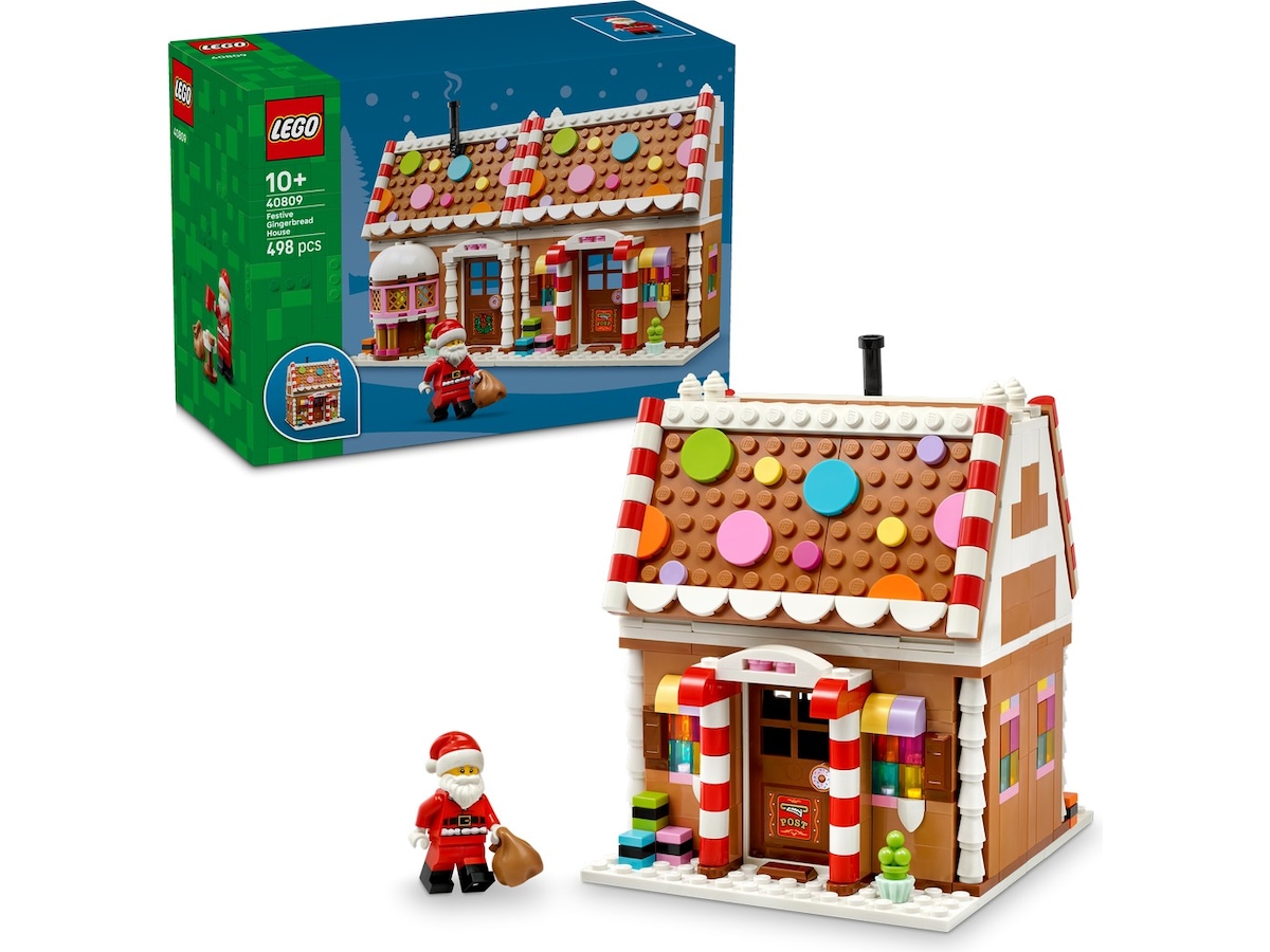 LEGO Iconic Julepyntet pepperkakehus 40809 LEGO