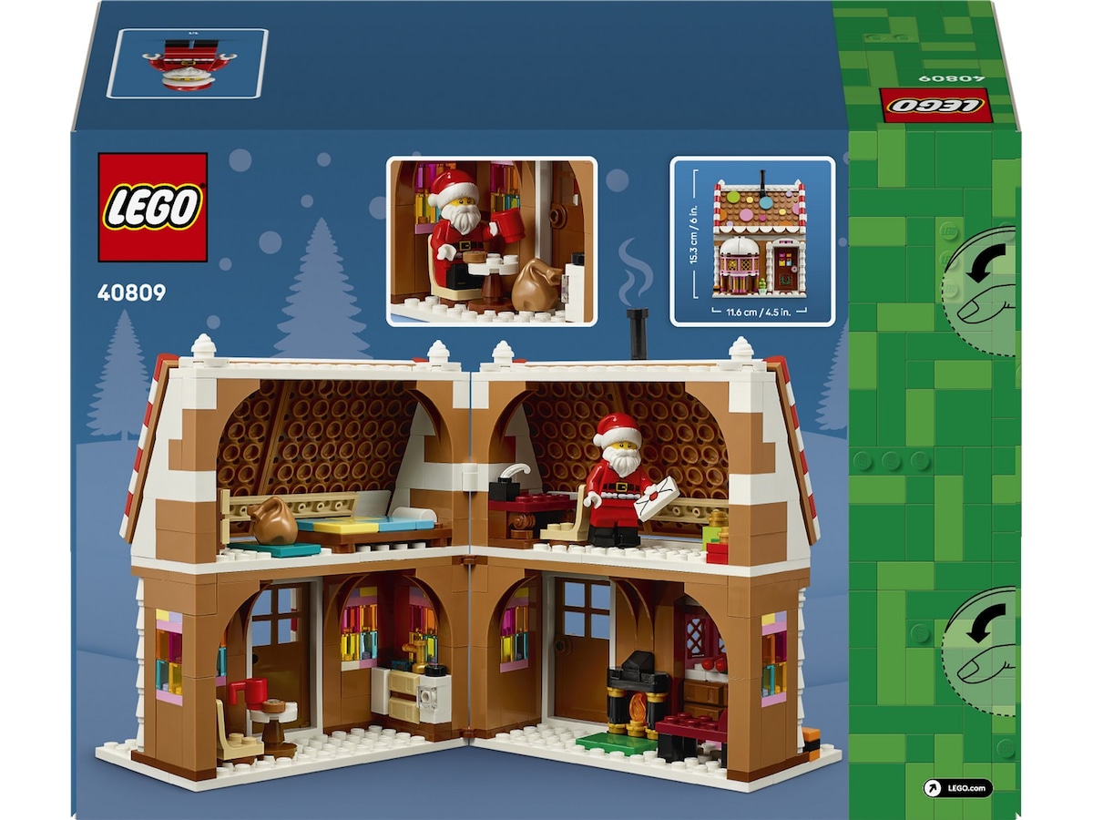 LEGO Iconic Julepyntet pepperkakehus 40809 LEGO