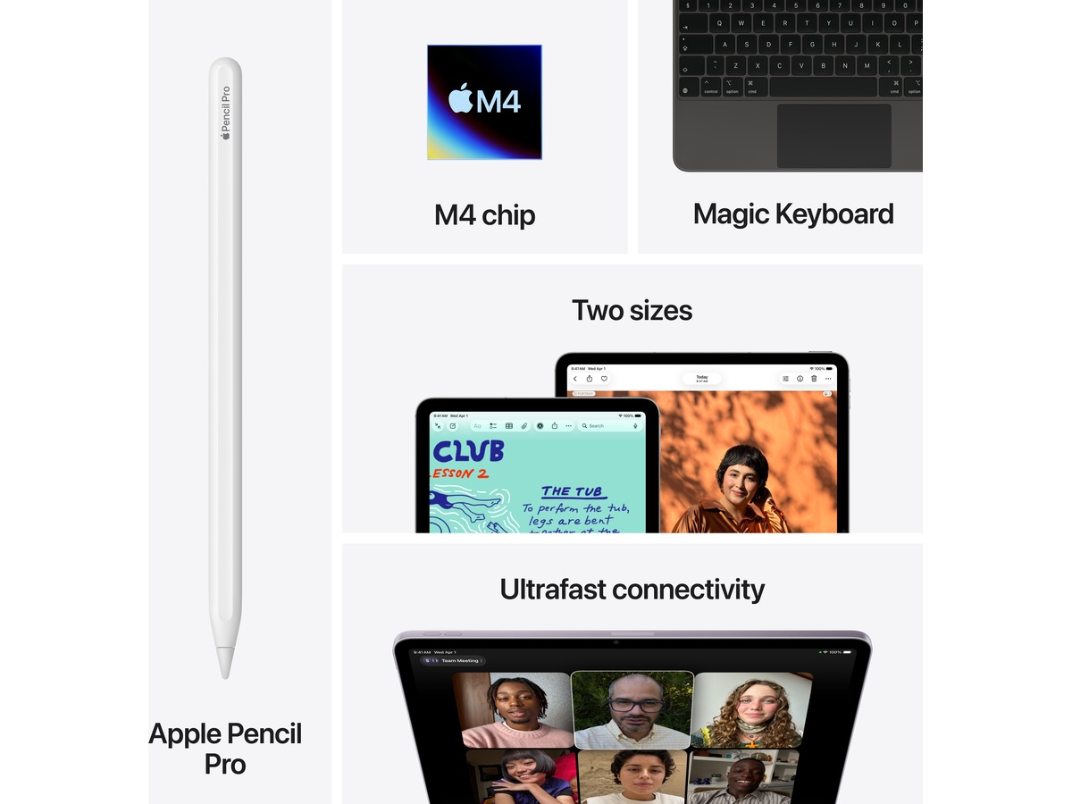 iPad Air 11" (2026) Wi-Fi 1TB (lilla) Nettbrett / iPad