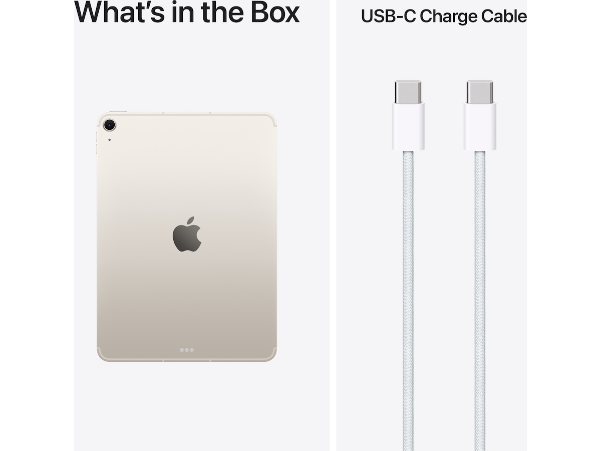 iPad Air 11" (2026) Wi-Fi + Cellular 1TB (stjerneskinn) Nettbrett / iPad