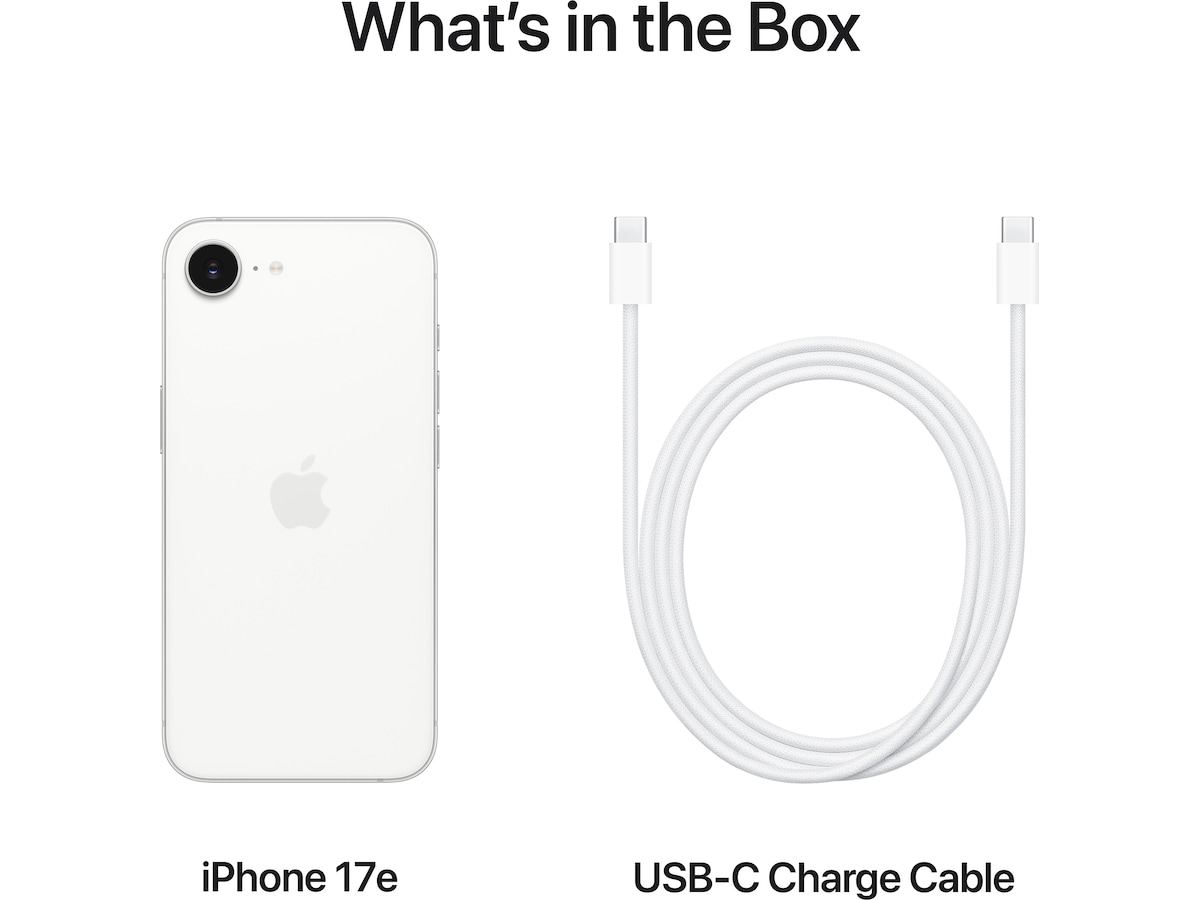 iPhone 17e 512GB (hvit) Mobiltelefoner