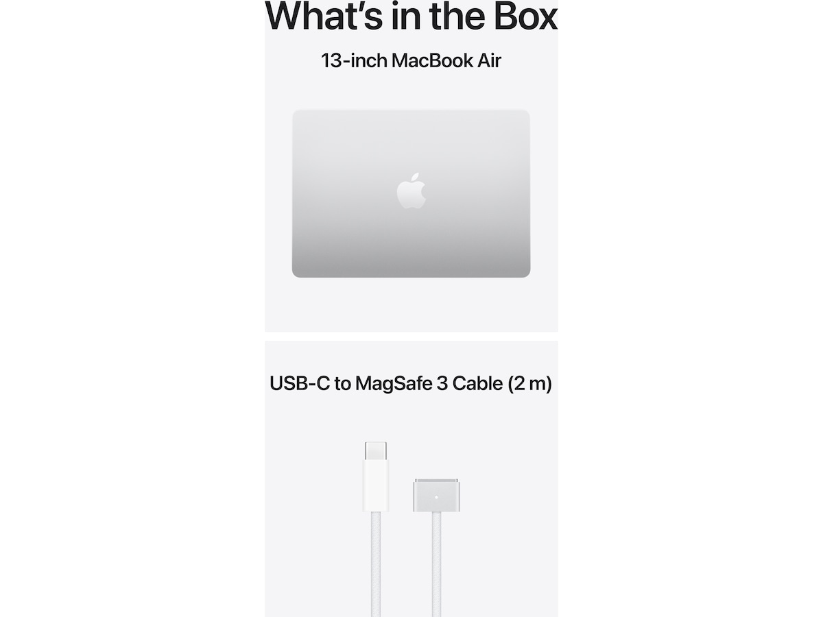 MacBook Air 13" M5 (2026) 1TB (sølv) PC - Bærbar / laptop