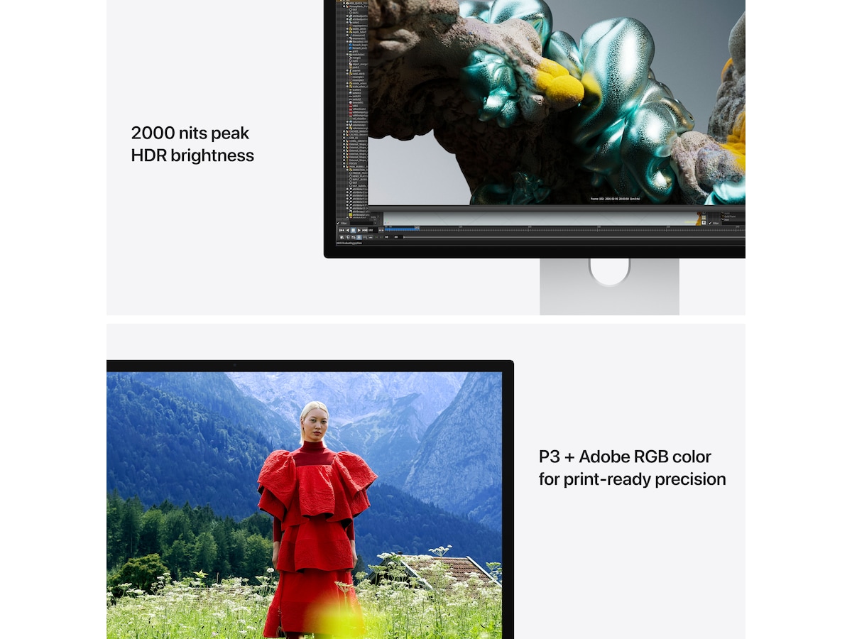 Apple Studio Display XDR (2026) Nano-Texture Glass - stativ med vinkel- og høydejustering Skjermer