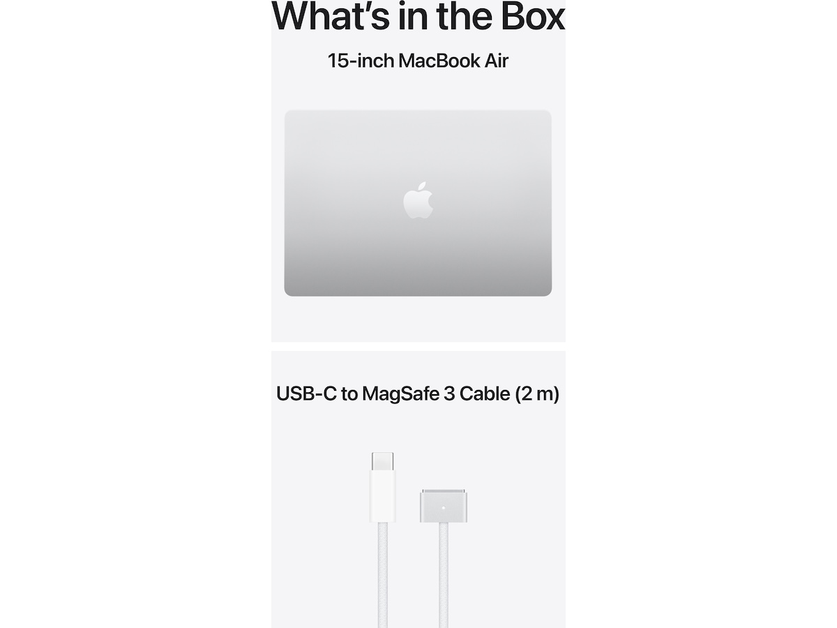 MacBook Air 15" M5 (2026) 1TB (sølv) PC - Bærbar / laptop