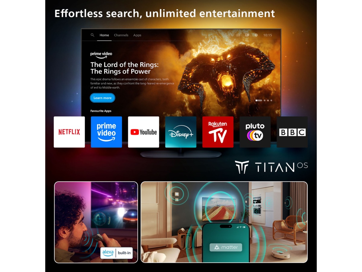 Philips 65" MLED810/12 QD smart miniLED TV (2025) -B-Grade Demo TV/projektor