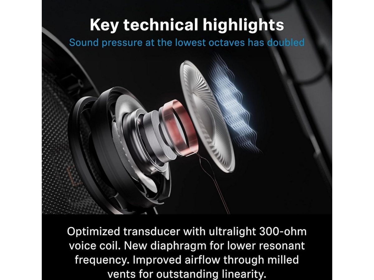 Sennheiser HD660S 2 åpne hodetelefoner, over-ear (sort) -B-Grade Demo headset