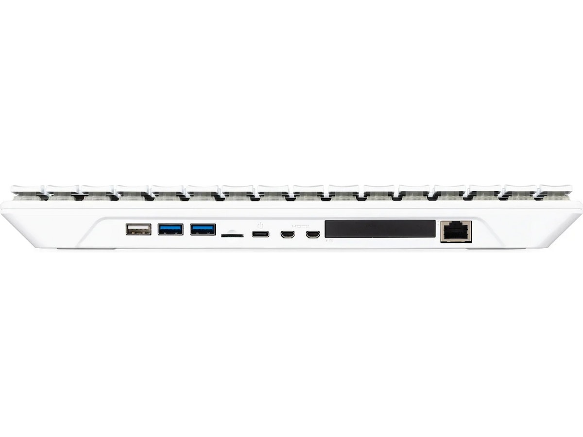 Raspbery Pi 500+ Desktop Kit (hvit) -B-Grade Demo hovedkort