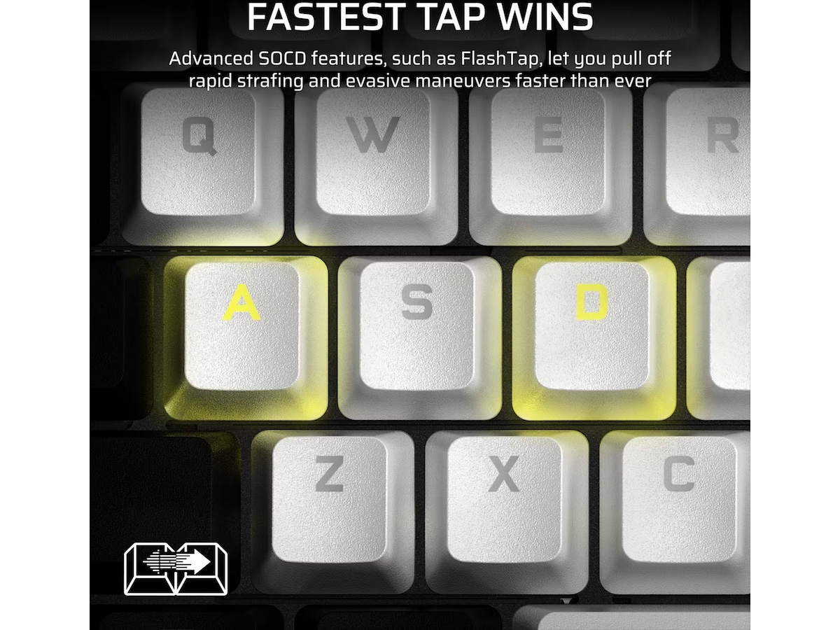 Corsair MAKR PRO 75 gamingtastatur Hall-effekt -B-Grade Demo tastatur