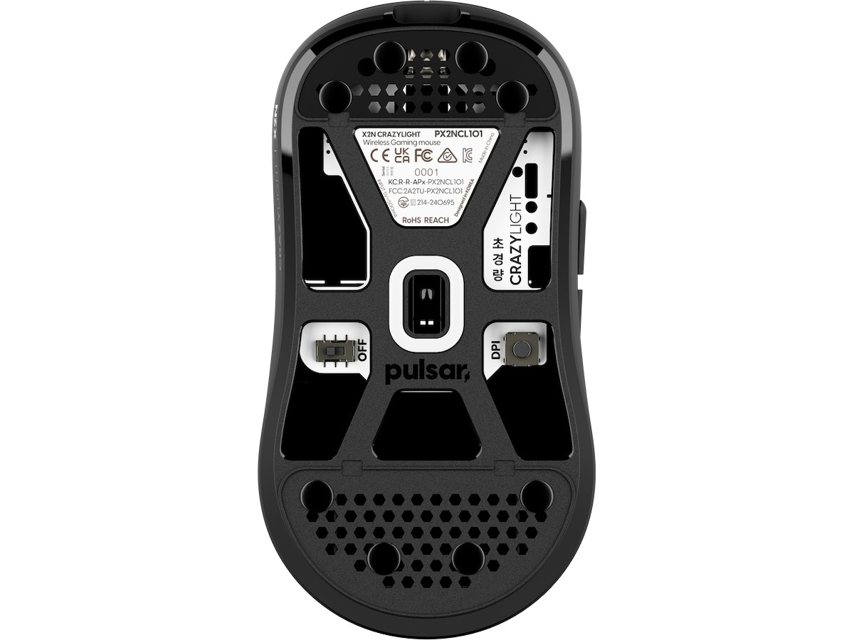 Pulsar X2N CrazyLight Mini gamingmus (sort) -B-Grade Demo mus