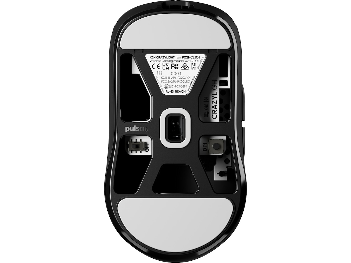 Pulsar X2H CRAZYLIGHT Mini trådløs gamingmus (jet black) -B-Grade Demo mus