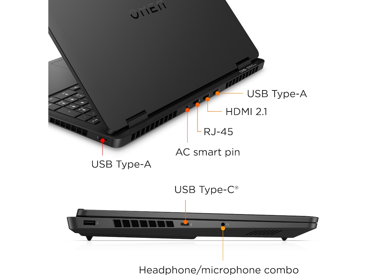 HP OMEN Gaming Laptop 16-ap0024no 16" 2K -B-Grade Demo bærbar PC