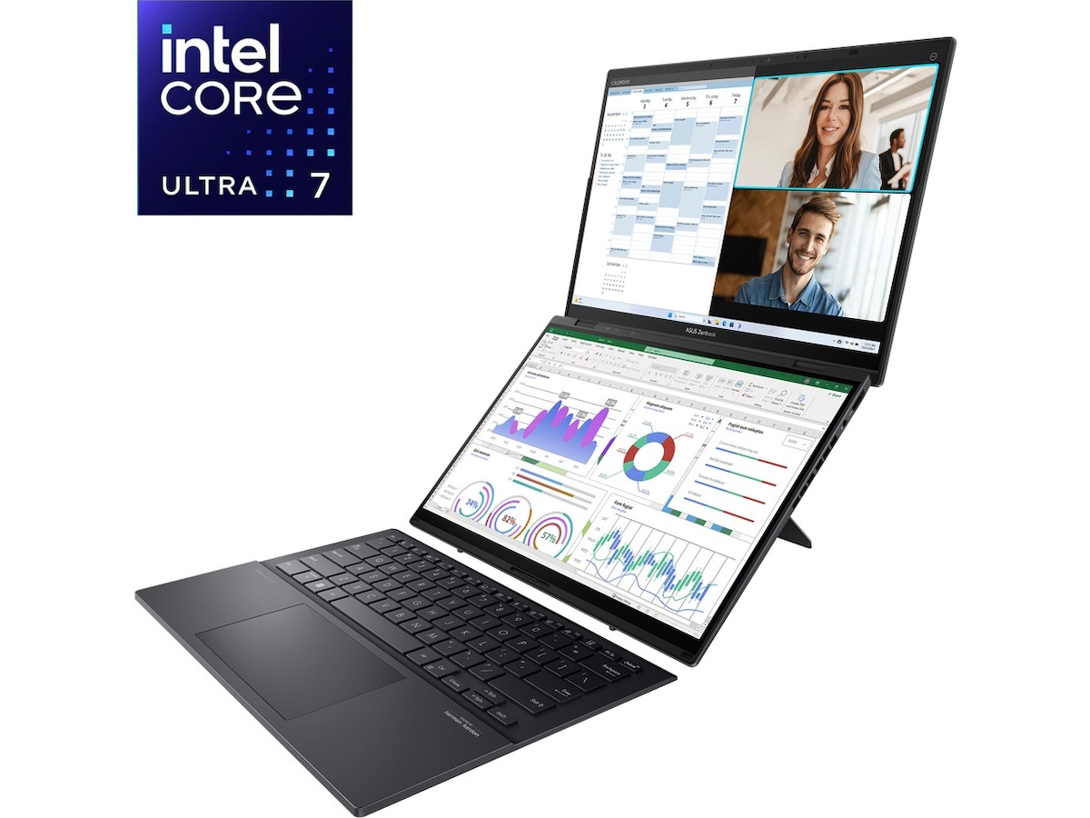 ASUS Zenbook Duo UX8406CA 14" FHD OLED berøringsskjerm -B-Grade Demo bærbar PC