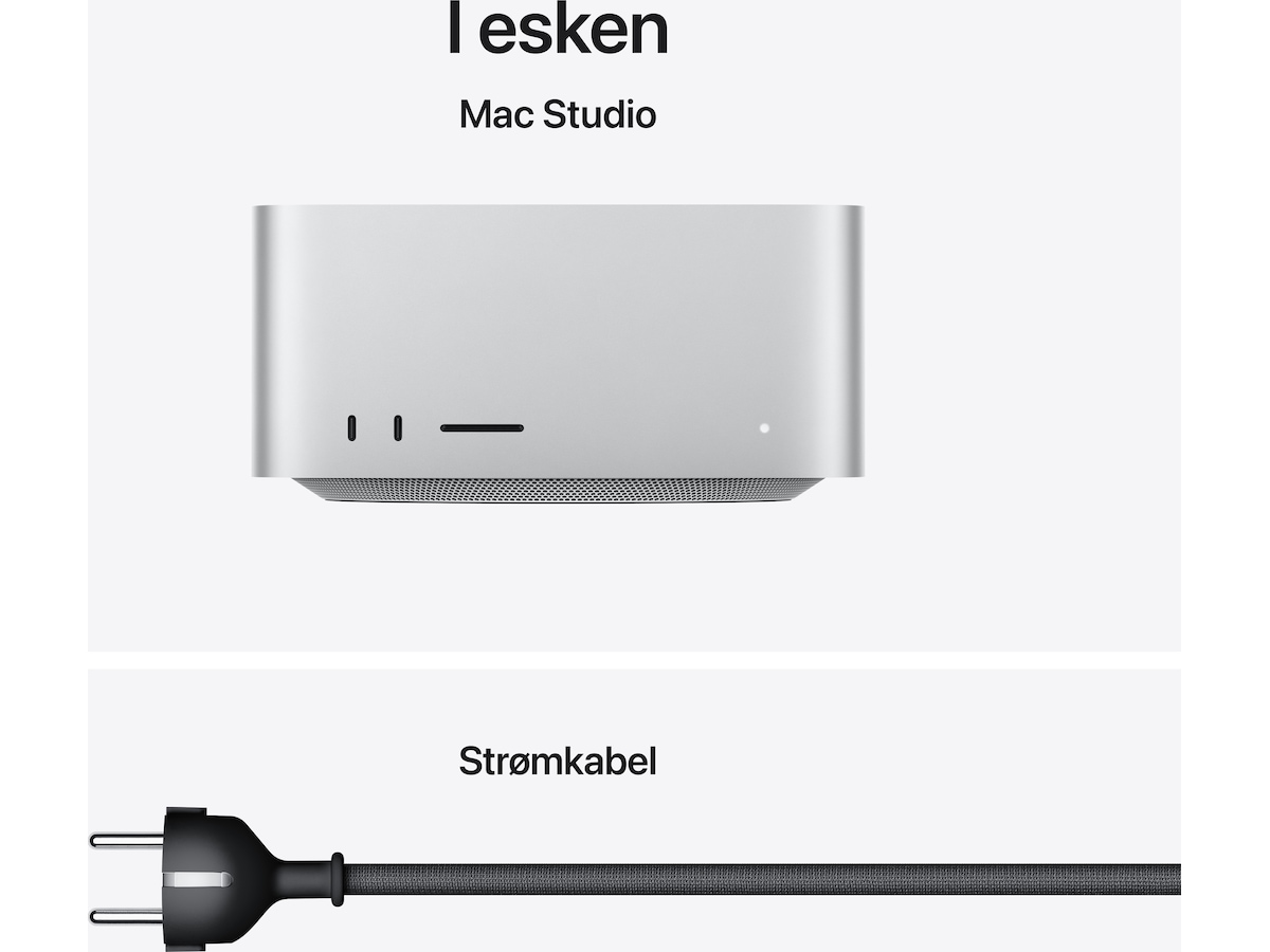 Mac Studio M5 Ultra (2026) 1TB Stasjonær PC
