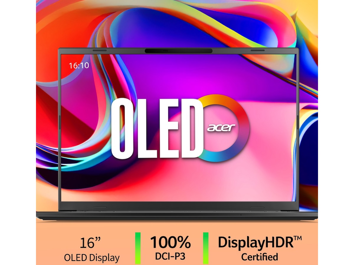 Acer Aspire 16 AI 16" WUXGA OLED Copilot+ PC -B-Grade Demo bærbar PC