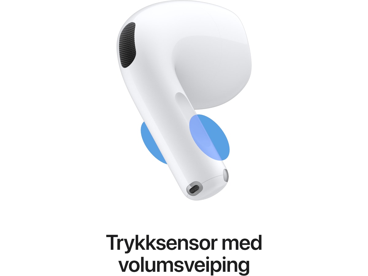 Apple AirPods 5 med trådløst ladeetui (hvit) Ørepropper