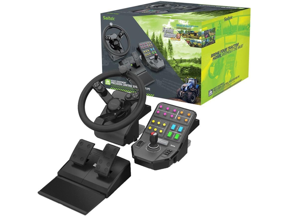 Logitech G Farm Sim Controller Ratt og pedaler
