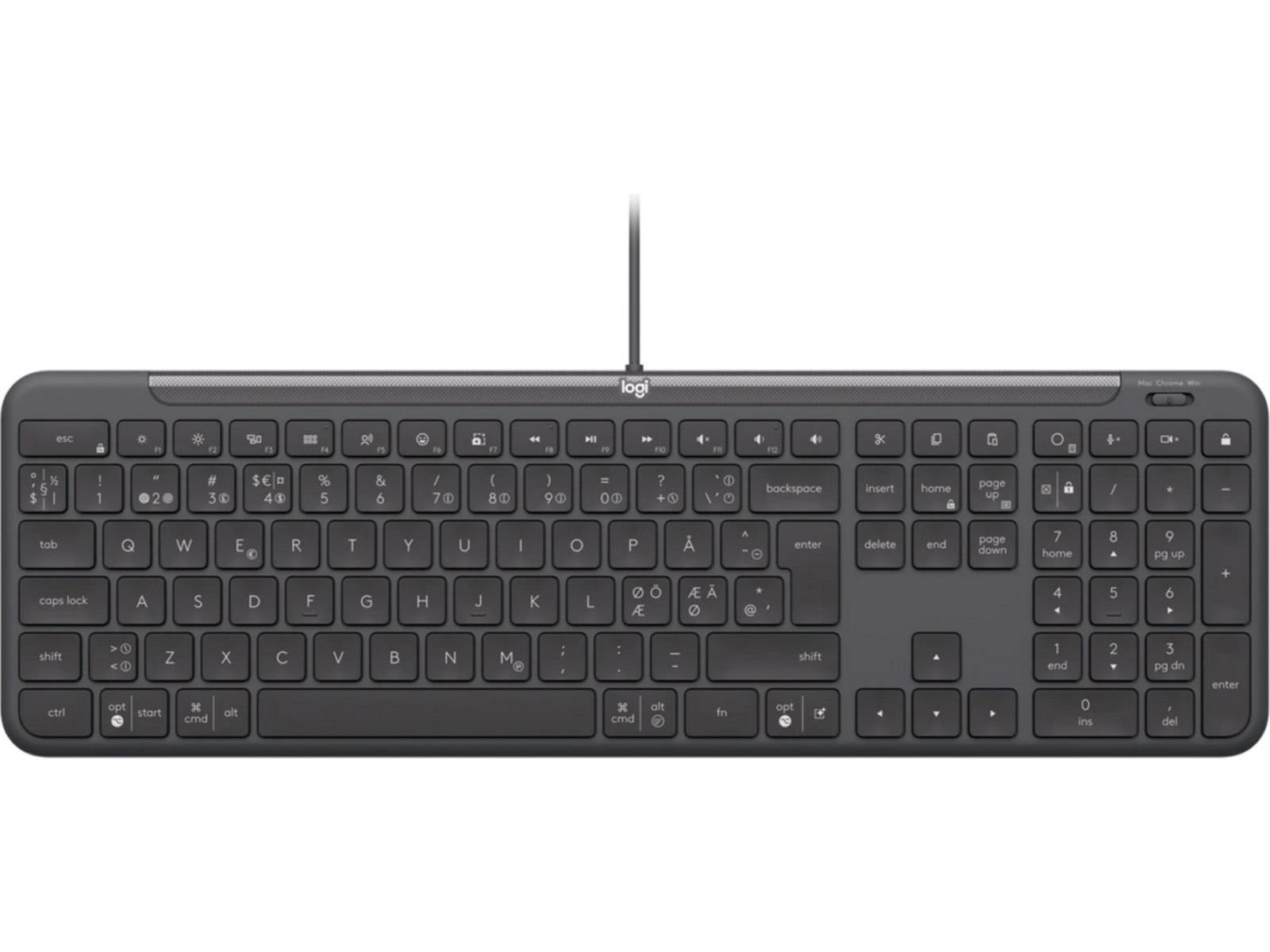 Logitech Signature Slim Wired K620 for Business Tastatur