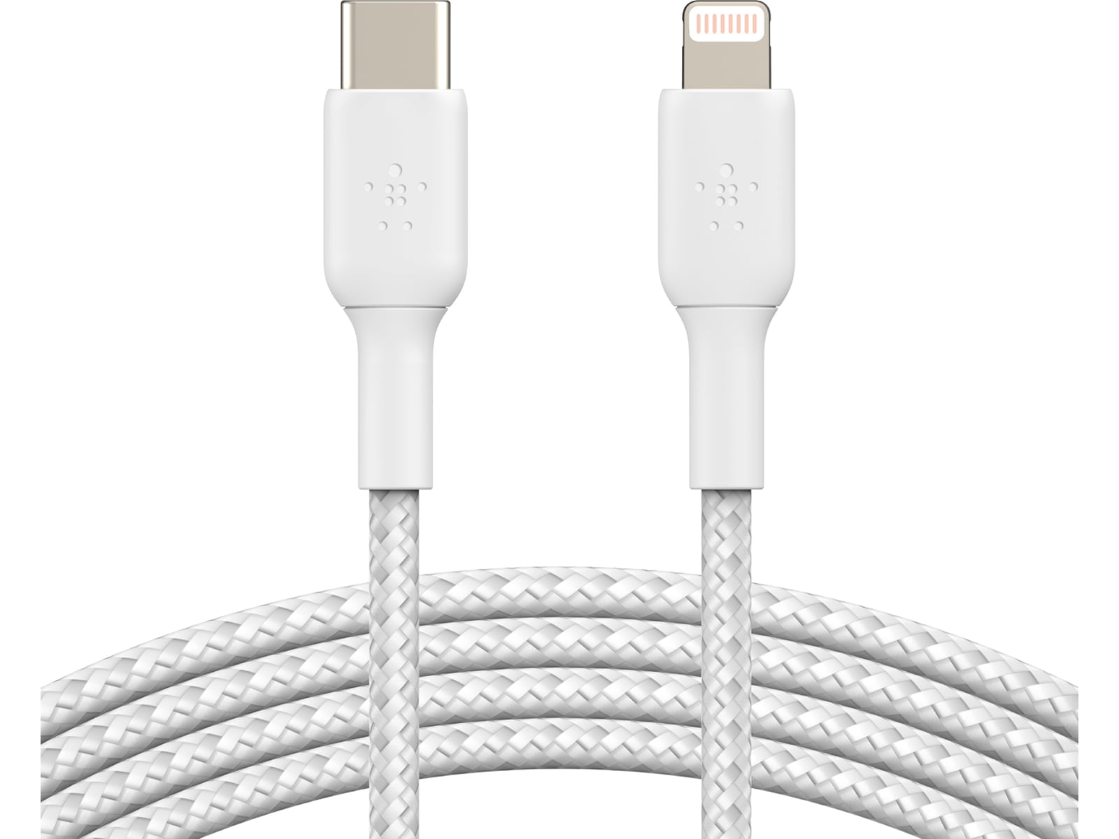 Belkin USB-C til Lightning kabel 2m (hvit) USB-kabler