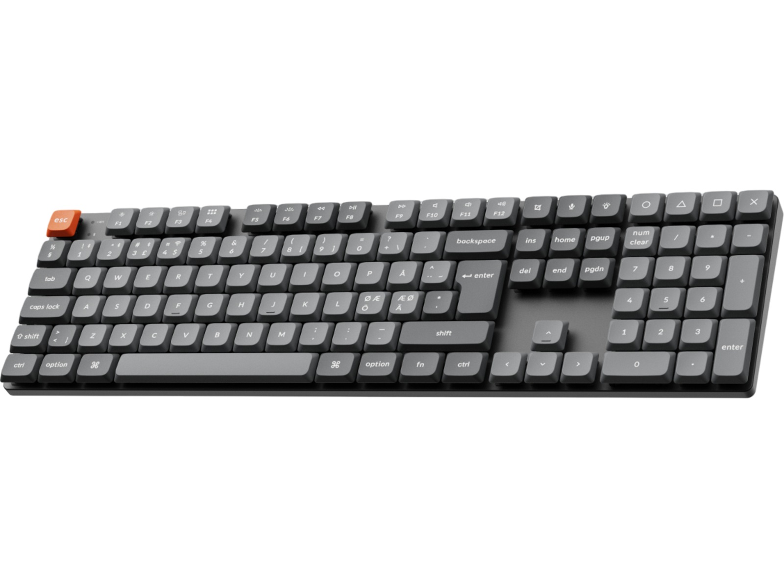 Keychron K5 MAX QMK/VIA Gateron Brown trådløst gamingtastatur Gamingtastatur