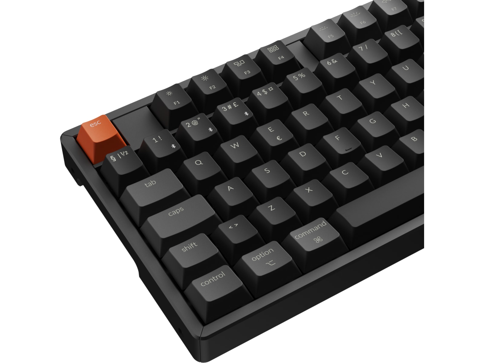 Keychron K10 V2 trådløst tastatur RGB hotswap QMK aluminium(super red) Gamingtastatur