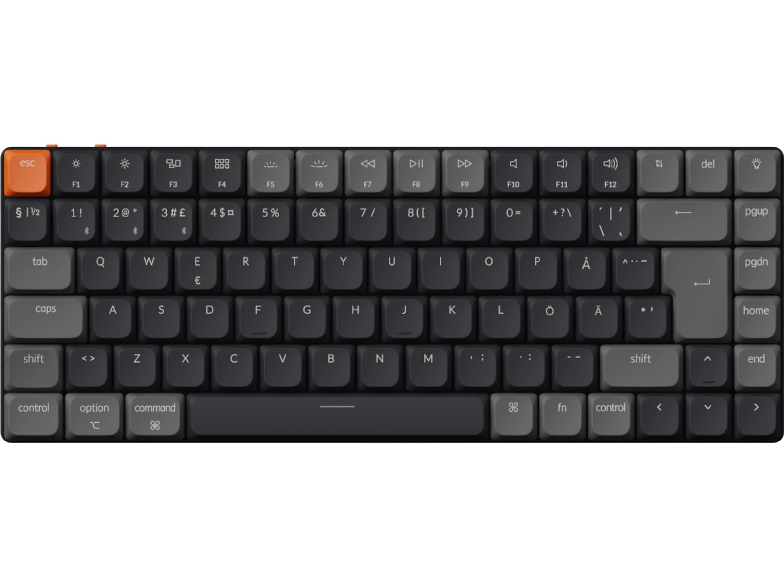 Keychron K3 V3 RGB Aluminium QMK Low Profile 2.0 Super Brown trådløst tastatur -B-Grade Demo tastatur