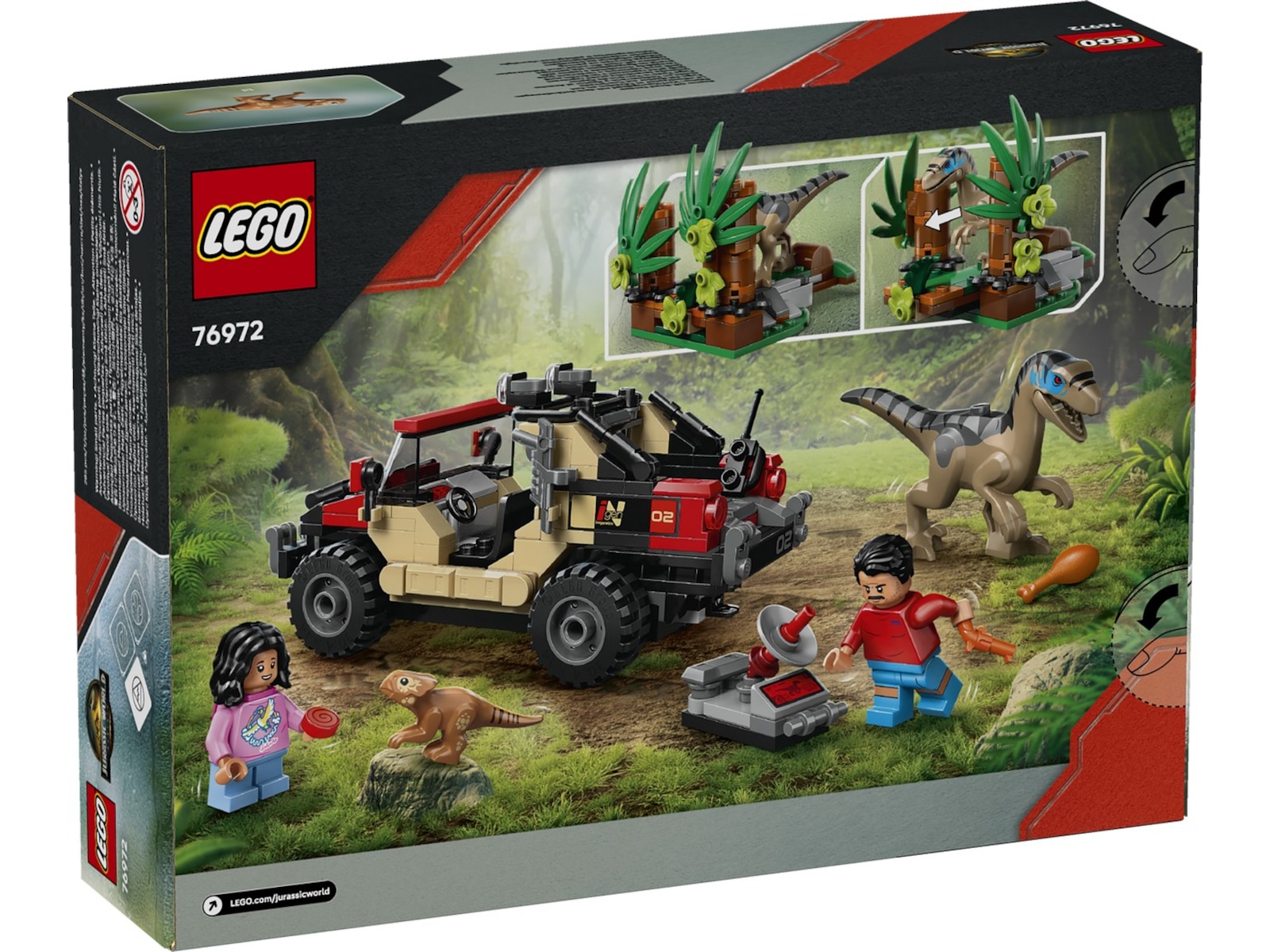 LEGO Jurassic World raptorflukt i terrengbil 76972 LEGO
