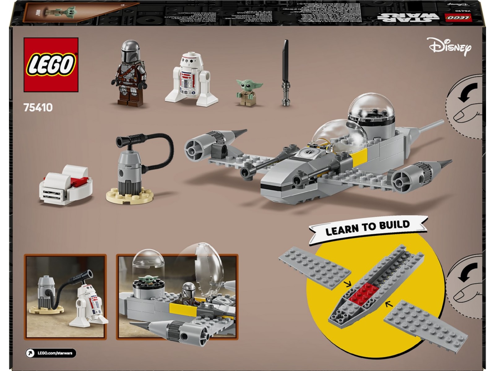 LEGO Star Wars Mando og Grogus N-1 starfighter 75410 LEGO