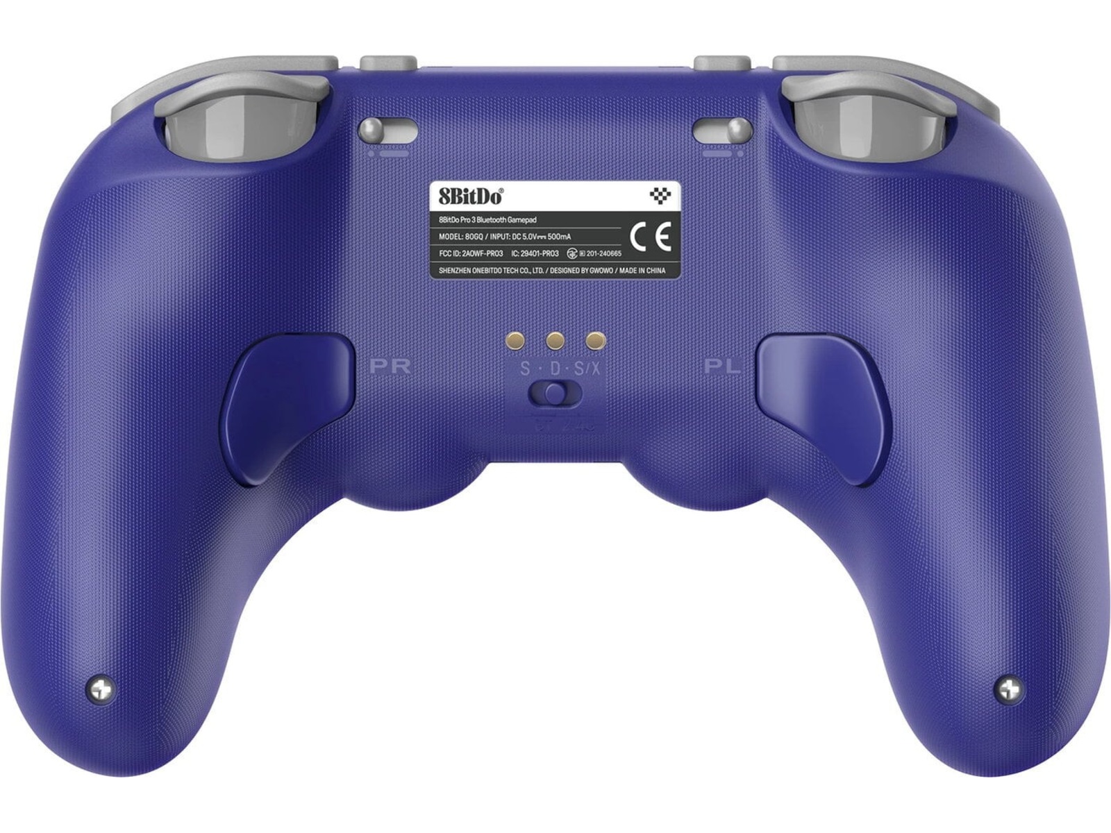 8bitdo PRO 3 BT gamepad (lilla) Tilbehør til spillkonsoller