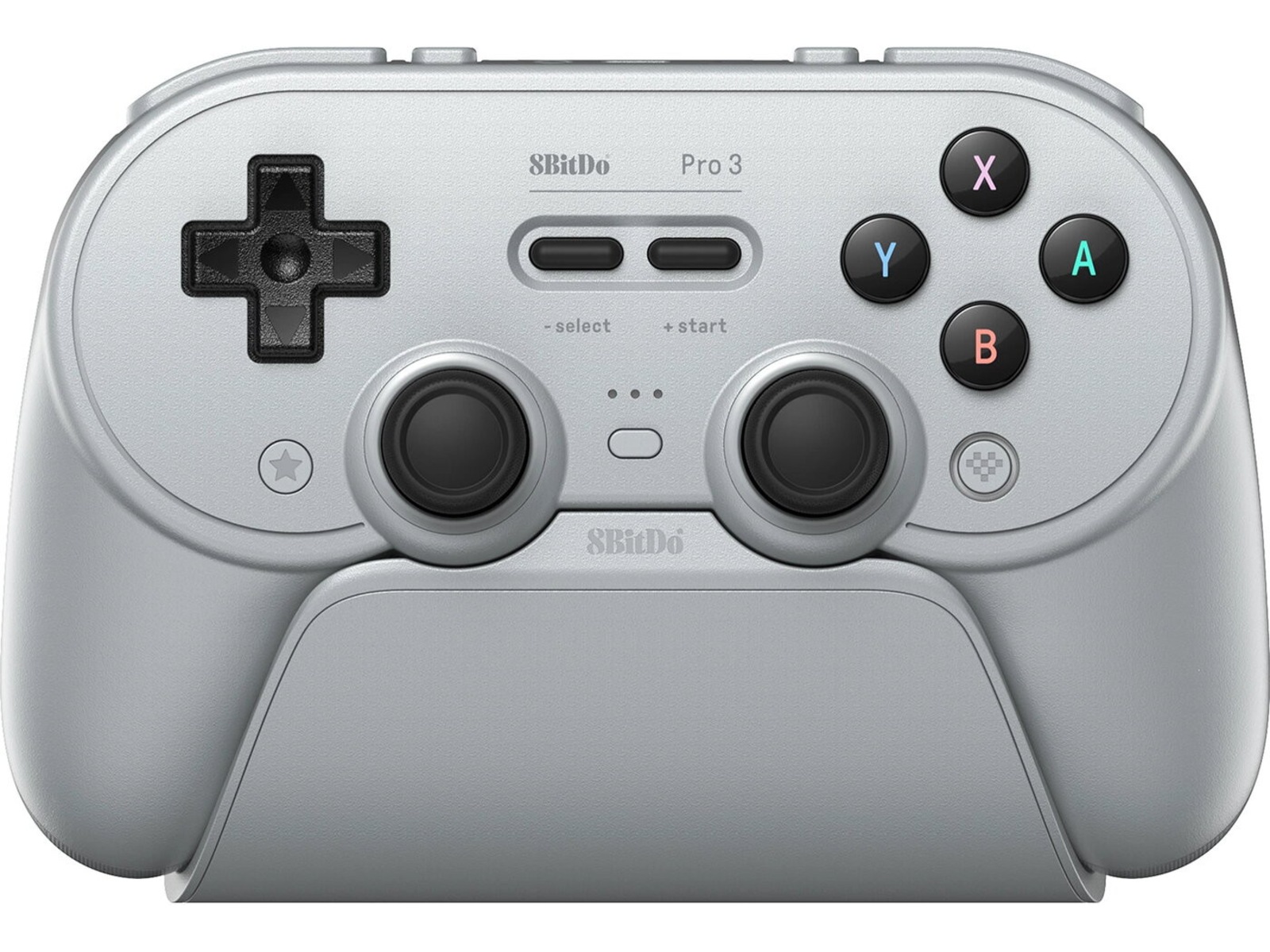 8bitdo PRO 3 BT kontroller (grå) Tilbehør til spillkonsoller
