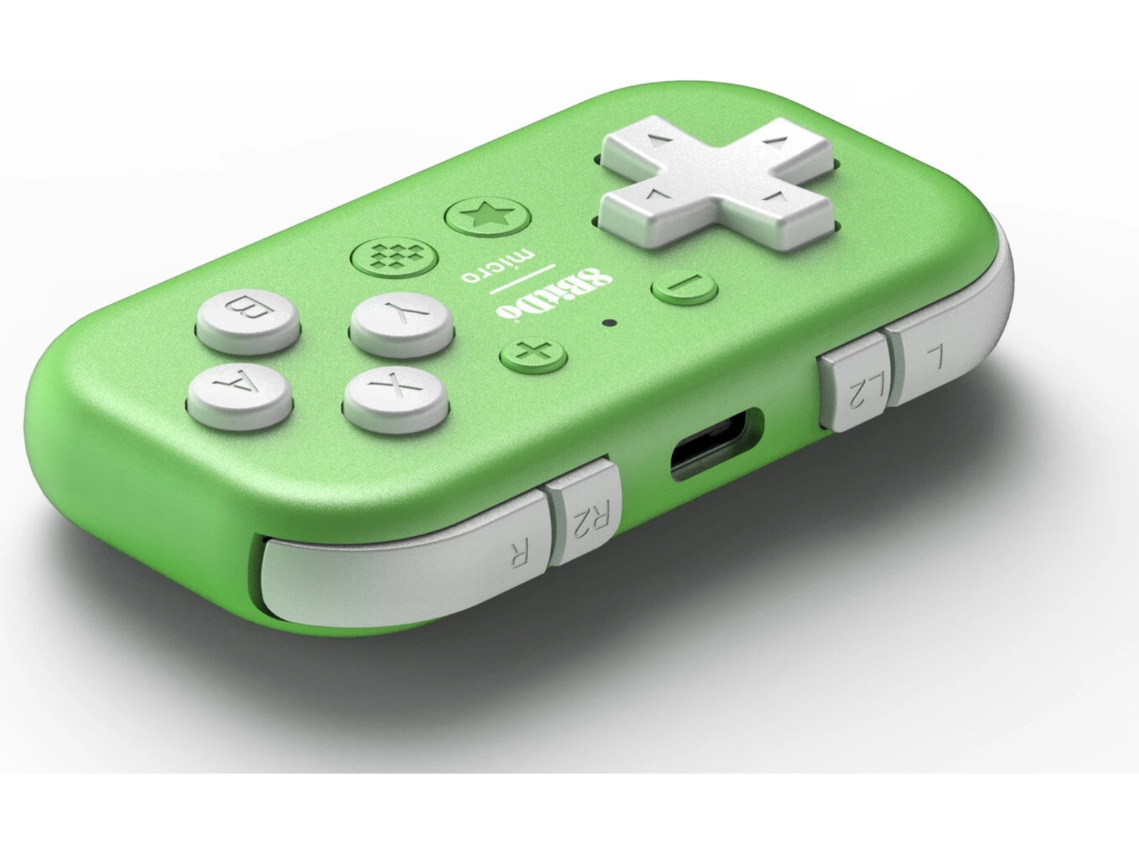 8BitDo Micro Bluetooth gamepad (grønn) Tilbehør til spillkonsoller