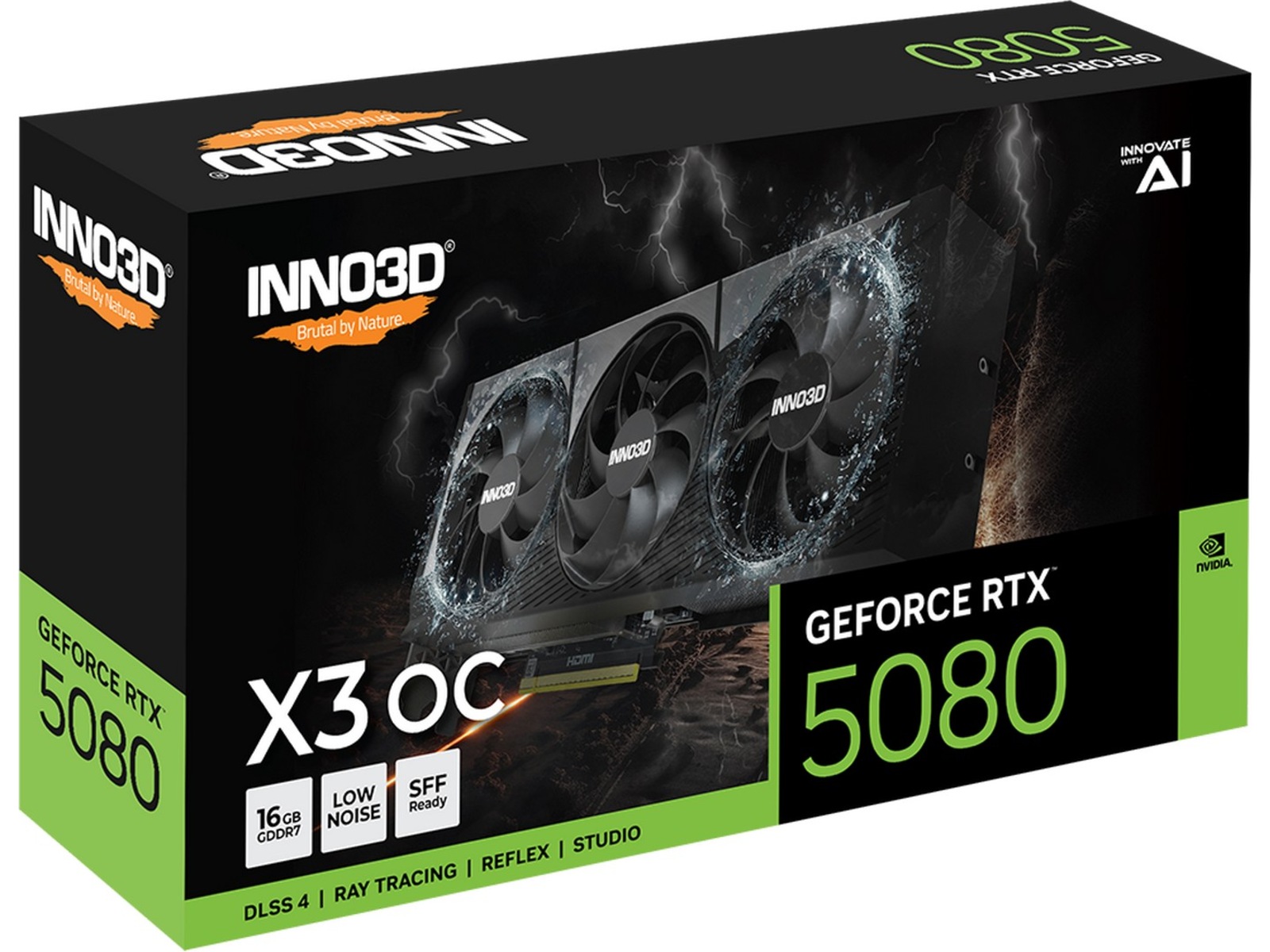 INNO3D GeForce RTX 5080 X3 OC Skjermkort