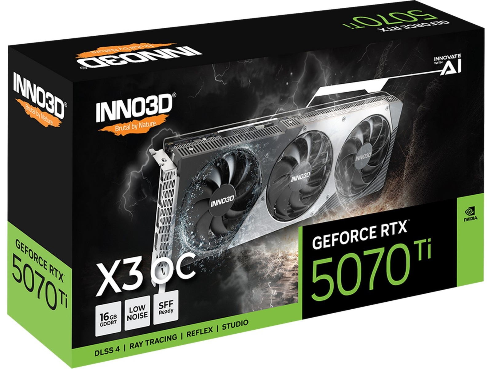 INNO3D GeForce RTX 5070 Ti X3 OC Skjermkort
