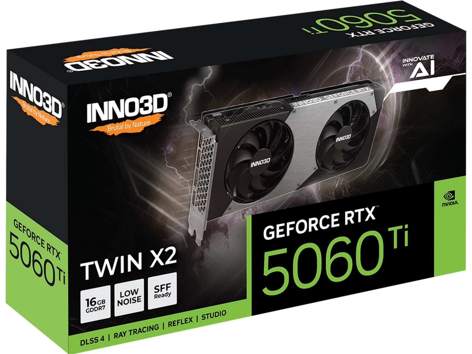 INNO3D GeForce RTX 5060 Ti 16GB TWIN X2 Skjermkort