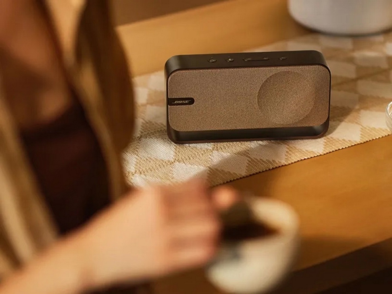 Bose Soundlink Home trådløs bluetooth-høyttaler (varmt tre) Trådløs / Bluetooth-høyttaler