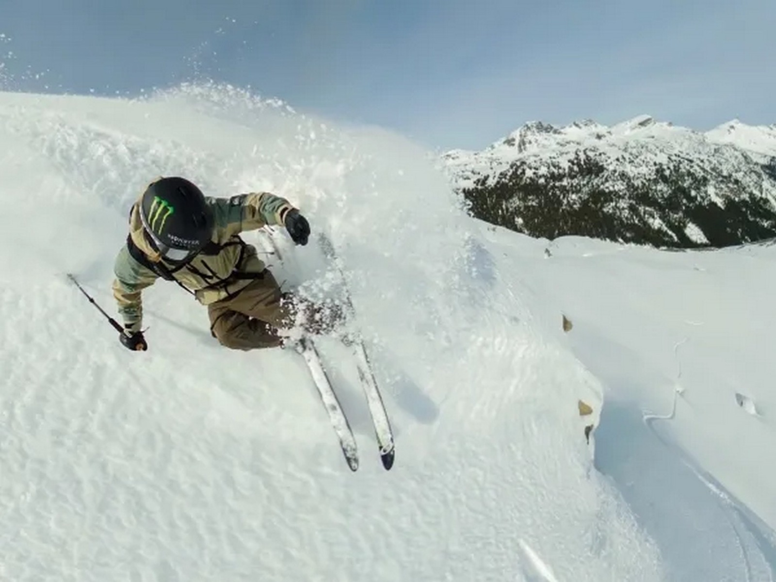 GoPro skistavfeste for forlengerstenger Kameragrep