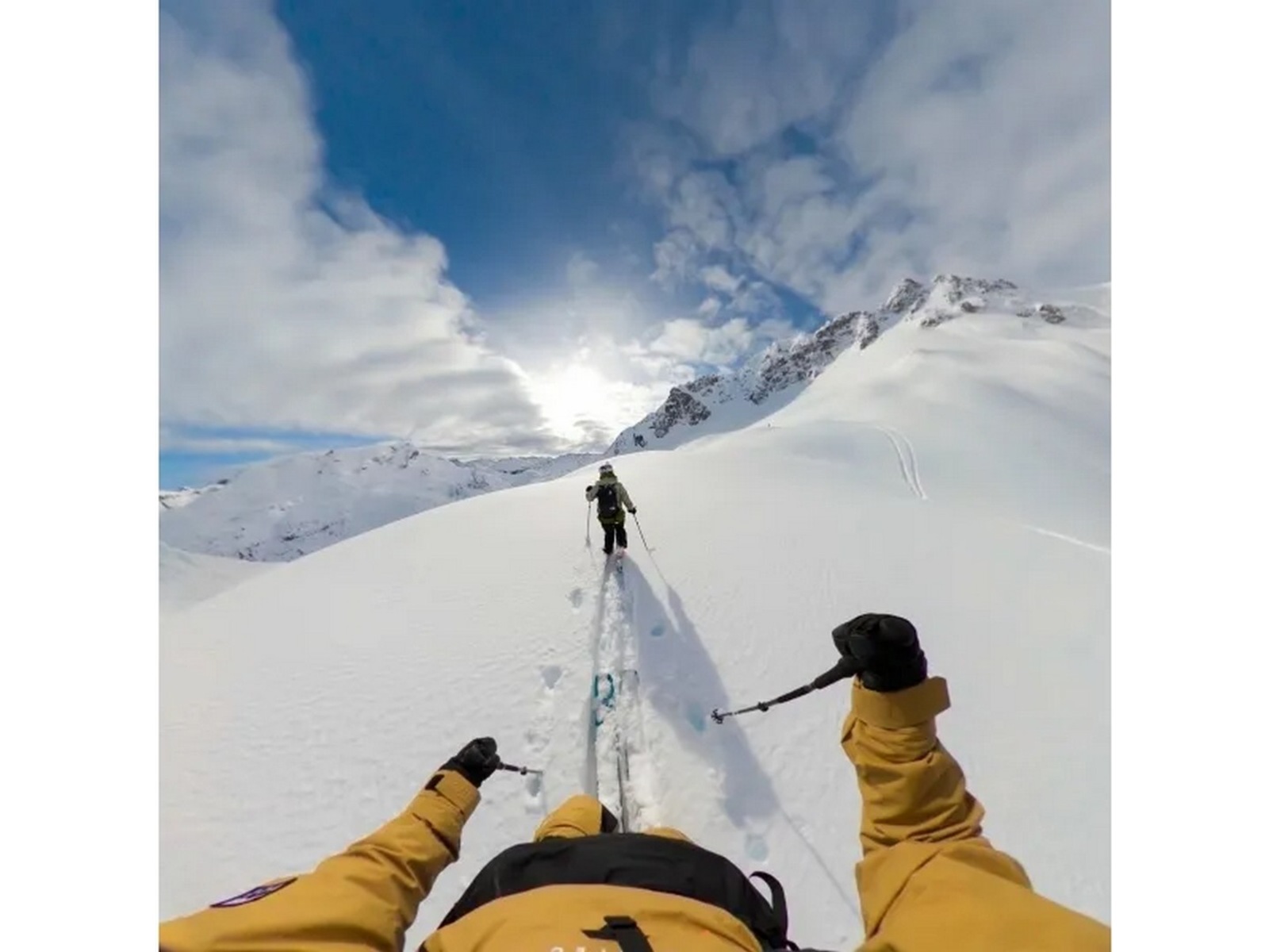 GoPro skistavfeste for forlengerstenger Kameragrep