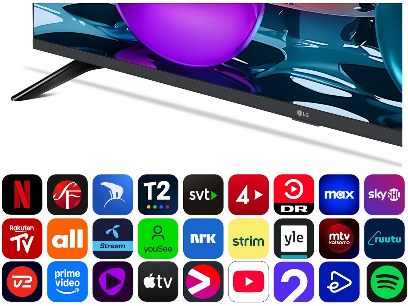 LG 65" UA73 AI 4K UHD Smart-TV (2025) + soundbar 60 - 69 tommer TV