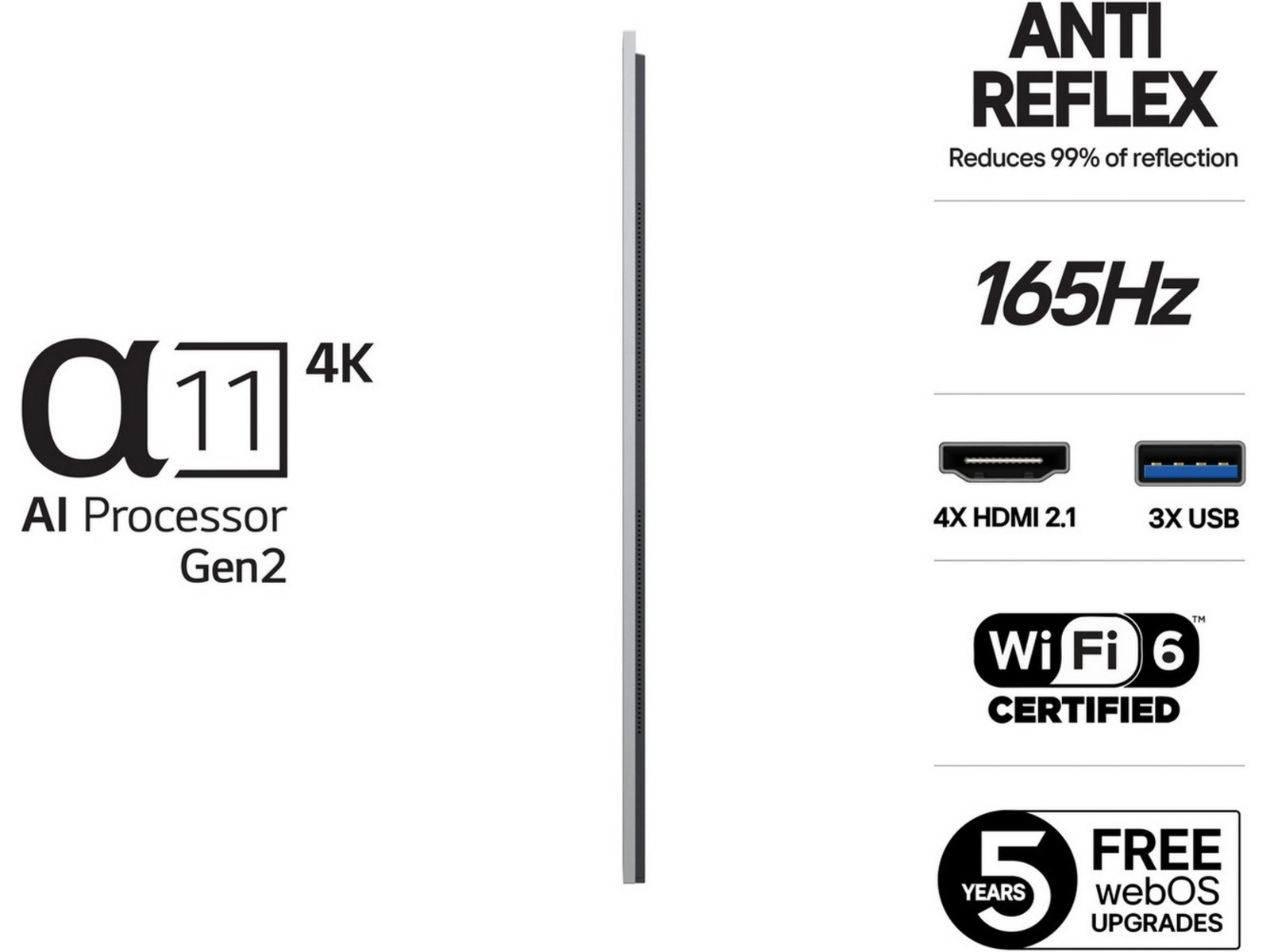 LG 77" G5 AI 4K OLED Smart-TV (2025) + Soundbar 70 - 79 tommer TV