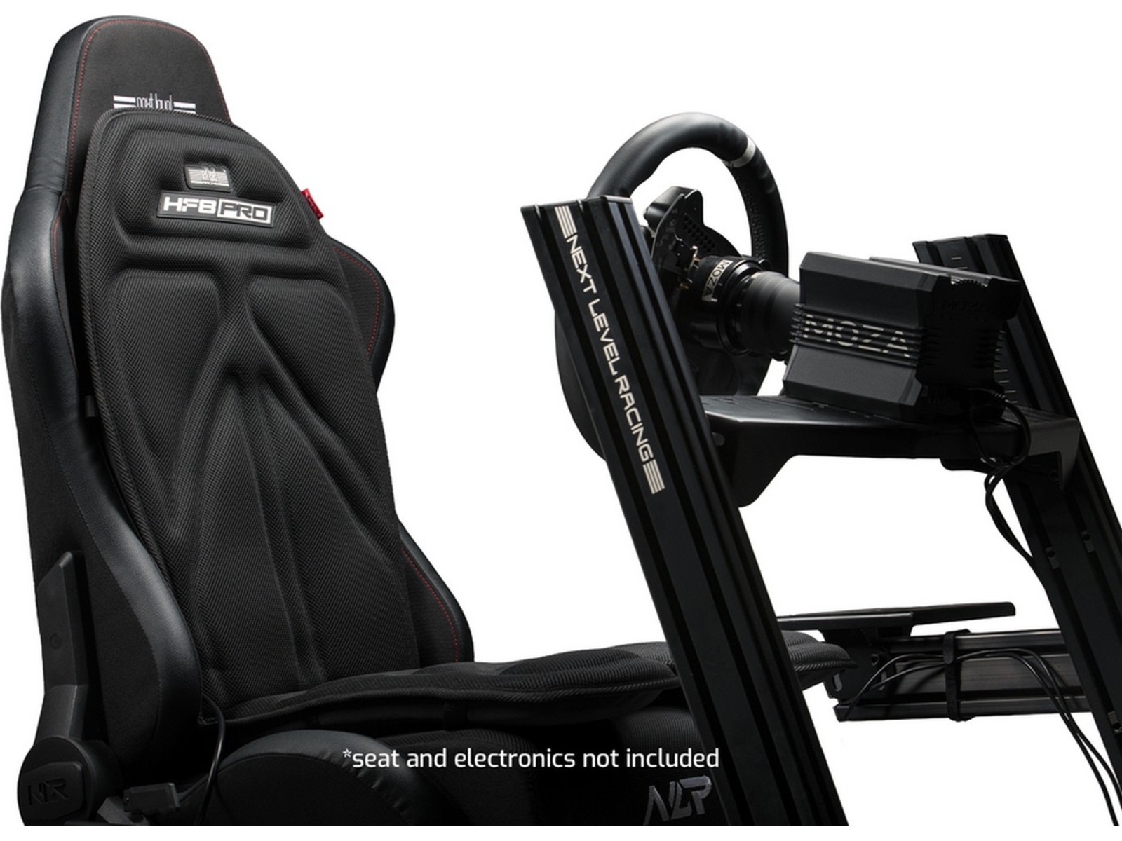 Next Level Racing HF8 Pro Haptic Feedback Pad Ratt og pedaler