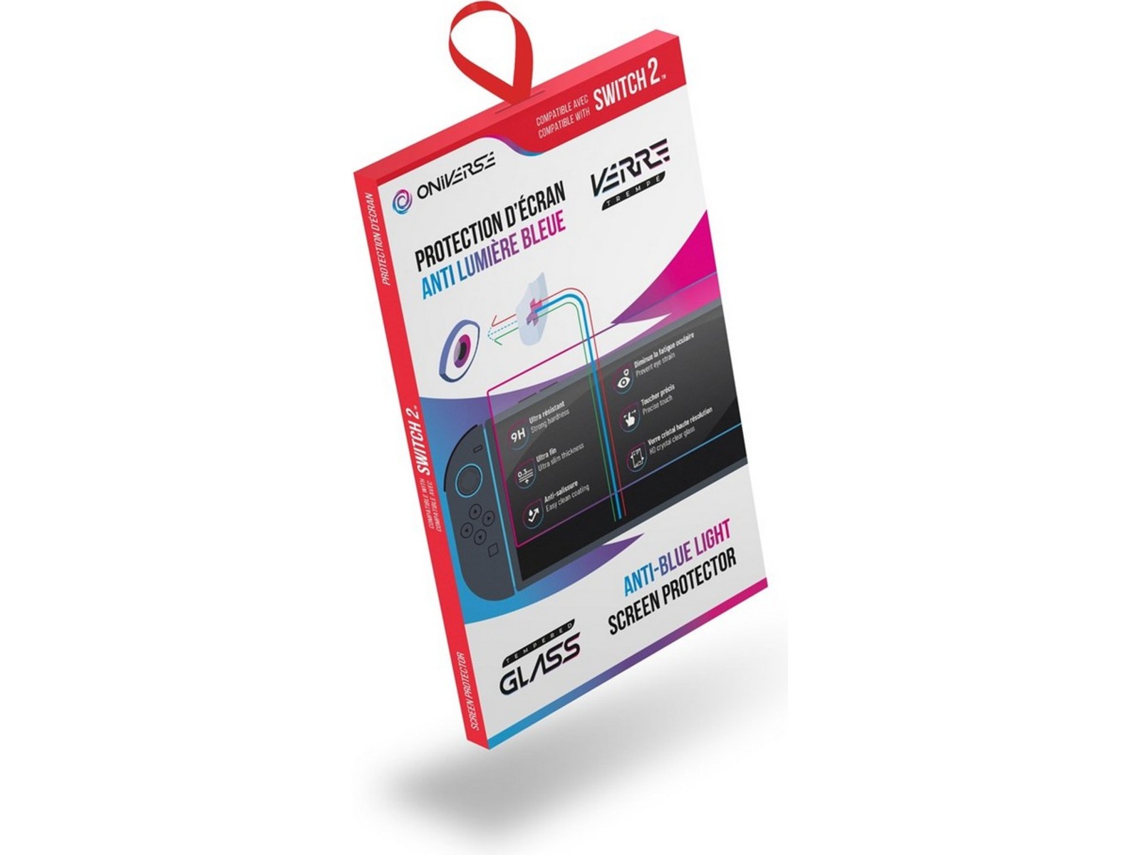 Oniverse Anti-Bluelight skjermbeskytter Nintendo Switch 2 Tilbehør til spillkonsoller