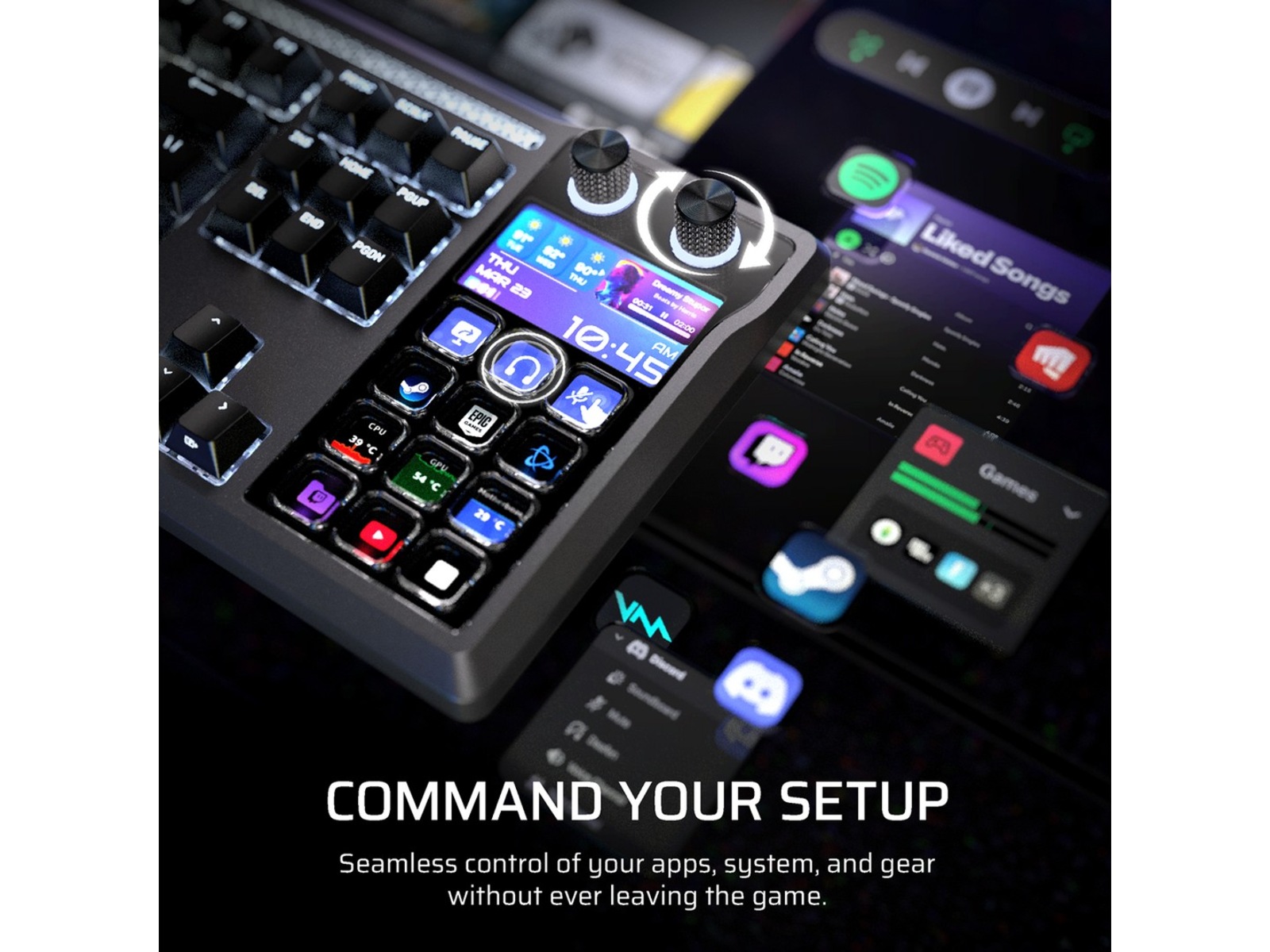 Corsair GALLEON 100 SD mekanisk gamingtastatur RGB Gamingtastatur