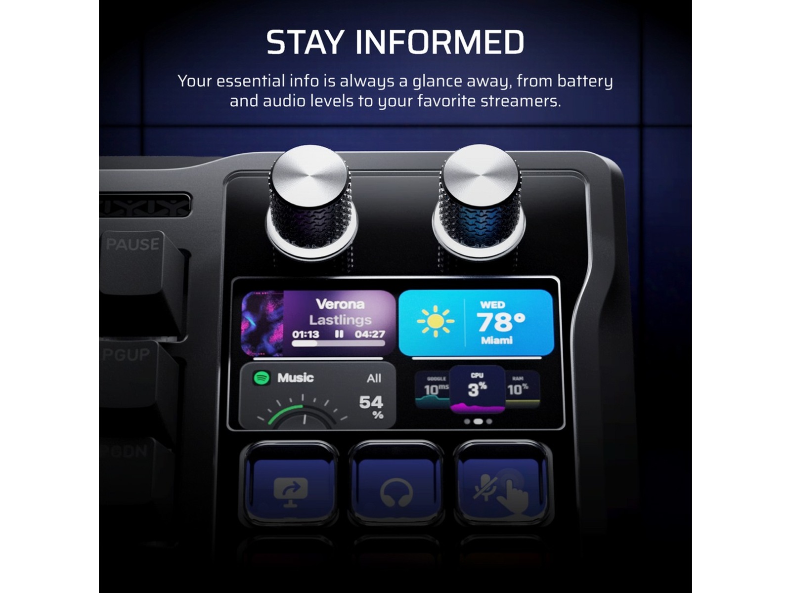 Corsair GALLEON 100 SD mekanisk gamingtastatur RGB Gamingtastatur