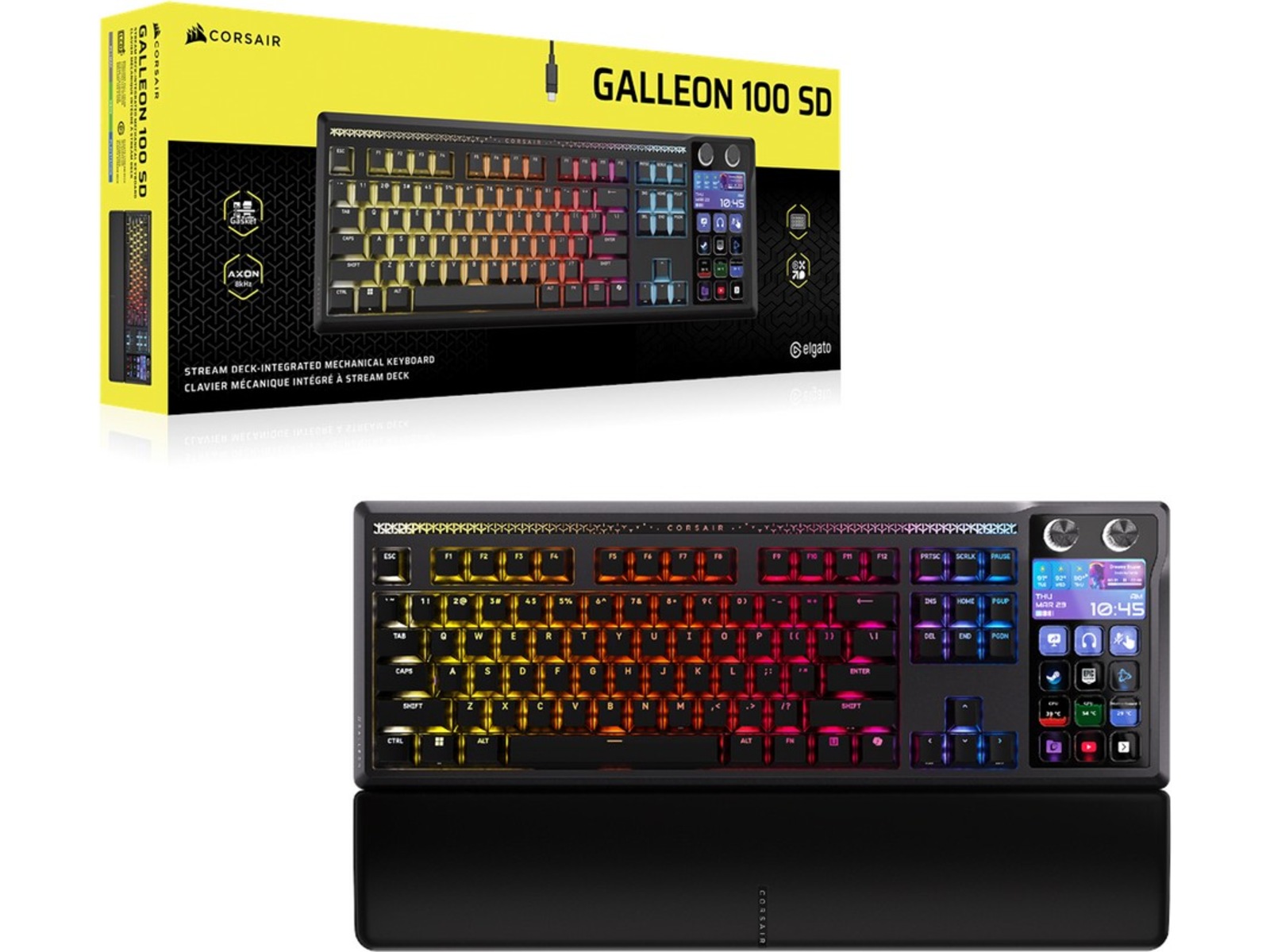 Corsair GALLEON 100 SD mekanisk gamingtastatur RGB Gamingtastatur